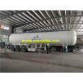 50 CBM LPG Gas Truck نصف مقطورة