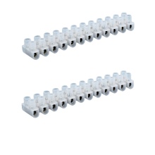 High-Quality 6A U-Type 12-Way Terminal Block with PE Material for Plastic Wire Connectors - Ideal for Low Voltage Equipment