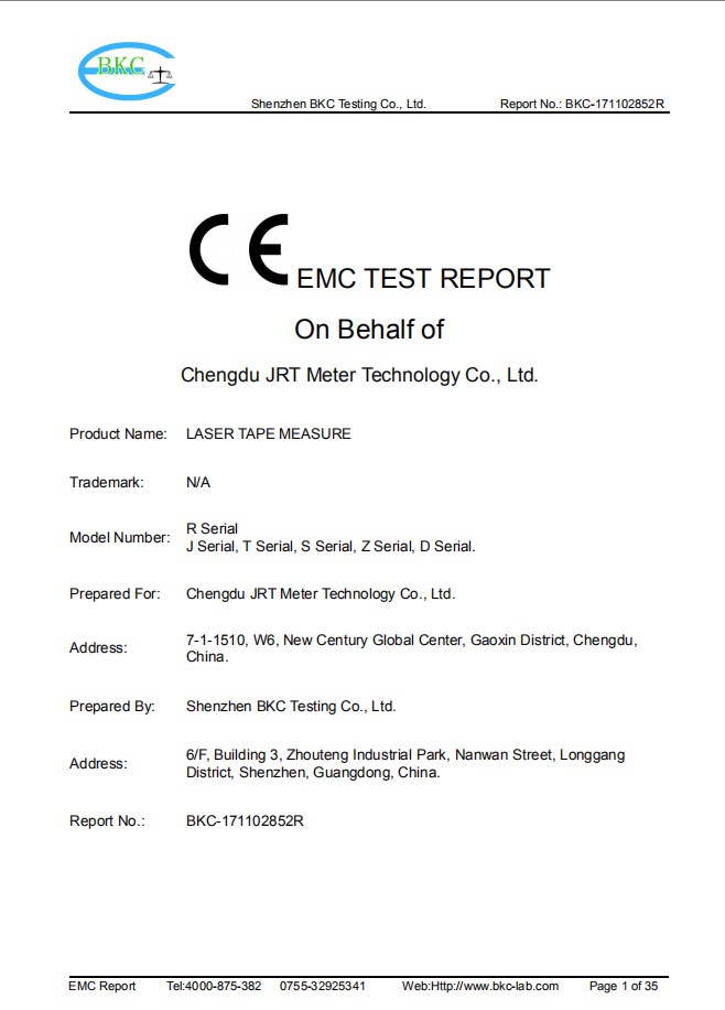 Ce Emc Testreport