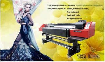 1.8m high quality apparel digital direct textile plotter with texprint software