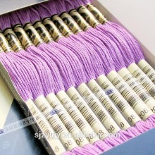 Good quality sewing threads cross stitch materials for 100% cotton embroidery threads