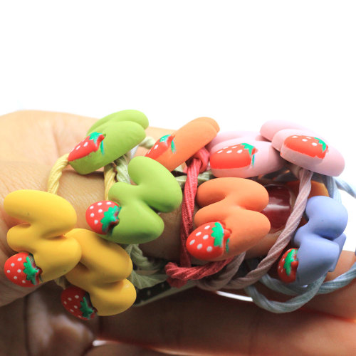 Girls Cute Cartoon Hair Band Ties Elastic Ponytail Holders Ropes Multi-color Cartoon Rubber Bands Baby Kids Hair Ring  Loop