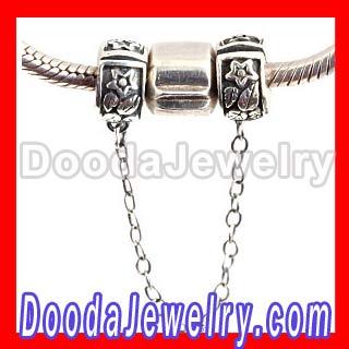 Wholesale Silver Safety Chain For European Bracelet 