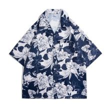 Custom Printed Hawaiian Island Beach Surfing Men's Summer Shirt - Vacation Aloha Wear