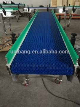Modular belt horizontal conveyor for food/brade/cake
