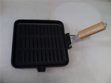 cast iron fry pan with removable handle / hot sale fry pan