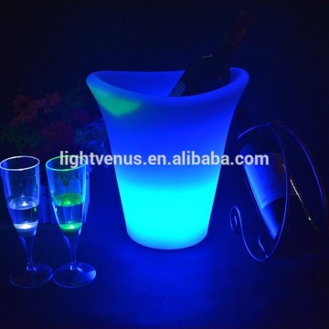 plastic led ice bucket color changing ightclubs LED light up ice bucket Champagne beer bucket