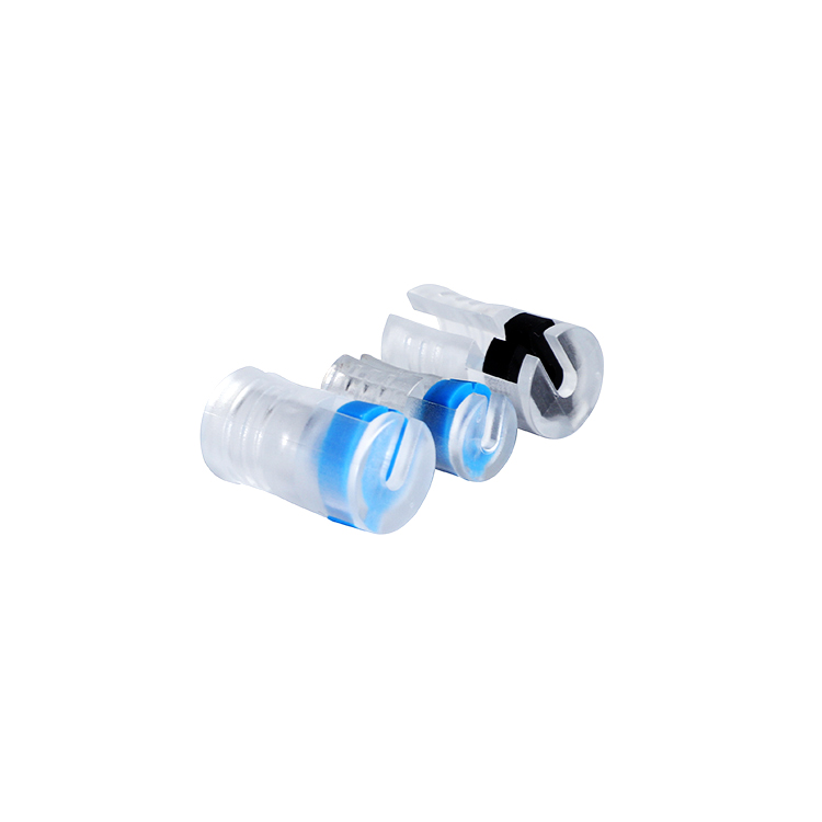 Mini easy installation gas-water block microduct connector transparent plastic easy observe gas connector