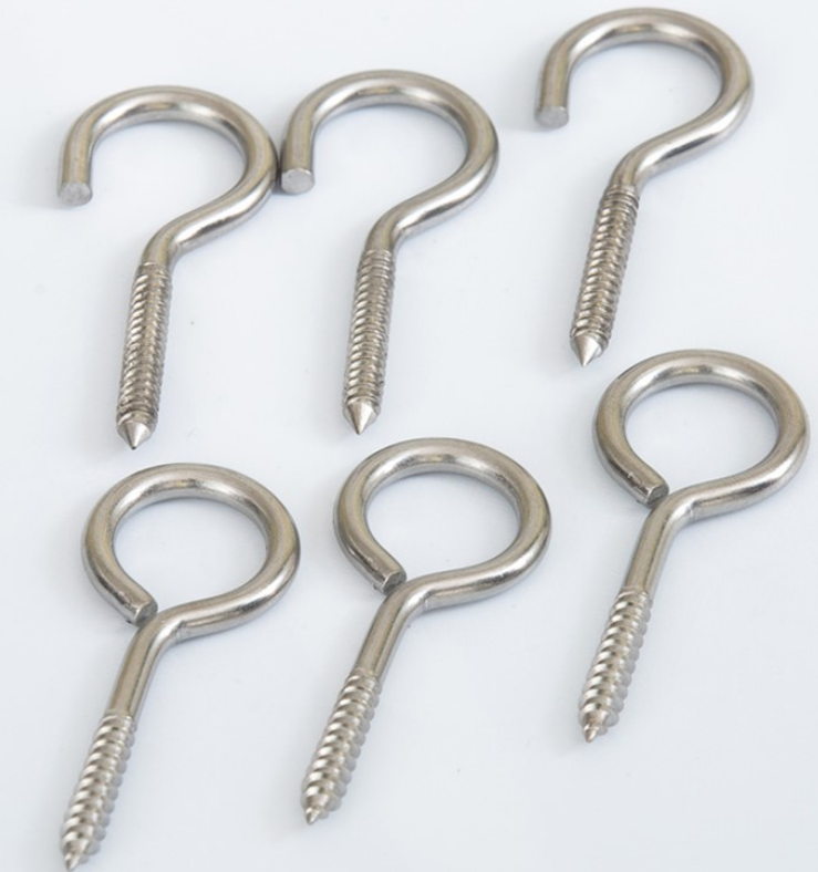 Eye Hook Stainless Steel Screw