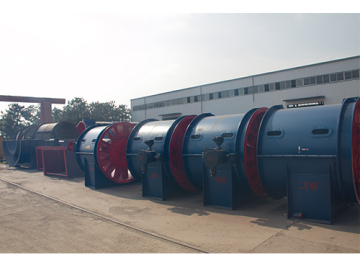 axial flow fan for open-pit mine