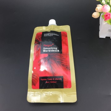 ヘアマスクローション包装用6面1Lノズルポーチ