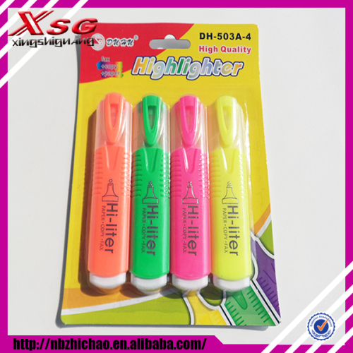 Direct Factory Promotional Plastic Pen With Highlighter, Highlighter Ball Pen, Plastic Highlighter Pen