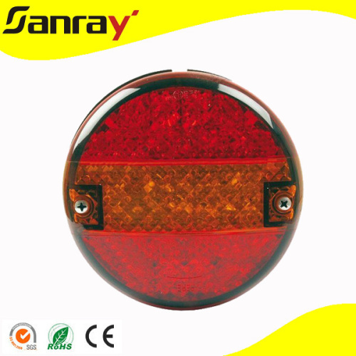 12V 24V Round LED Tail Light for Trucks Tractor Trailer