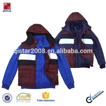 popular design men's jacket and nylon 40D transparent coated vest
