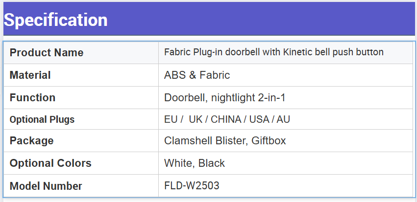 批发无线门铃套装 Wholesale wireless Doorbell Set