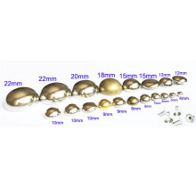 Single Cap Spheres Rivets Silver Tone