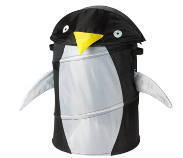 Penguin Design Kids Pop Up Laundry Hamper YL58