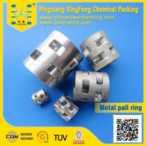 Metal pall ring acid resistance packing