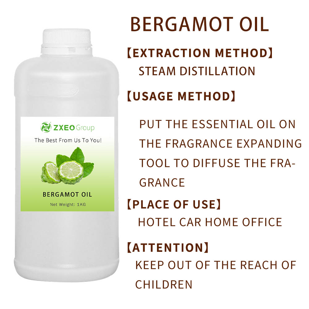 Grosir Minyak Esensial Bergamot Untuk Diffuser 100% Minyak Bergamot Organik Murni Untuk Lilin Rambut Kulit dan Pembuatan Parfum