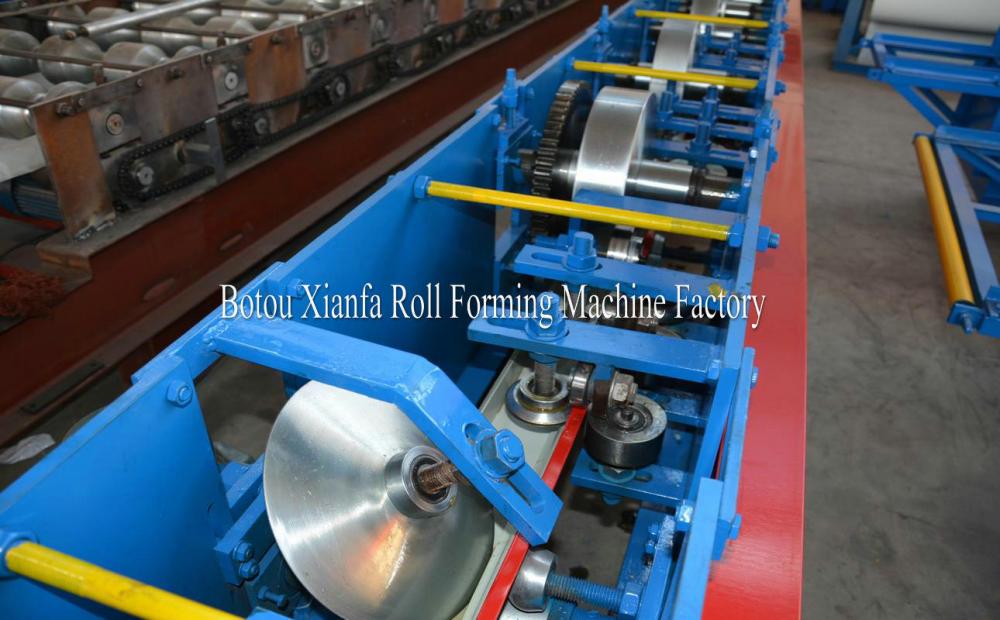 Round Square Rain Gutter Roll Forming Machine