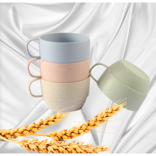 Wheat straw waterpitcher cup set