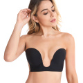 Soutien-gorge push-up en silicone invisible respirant