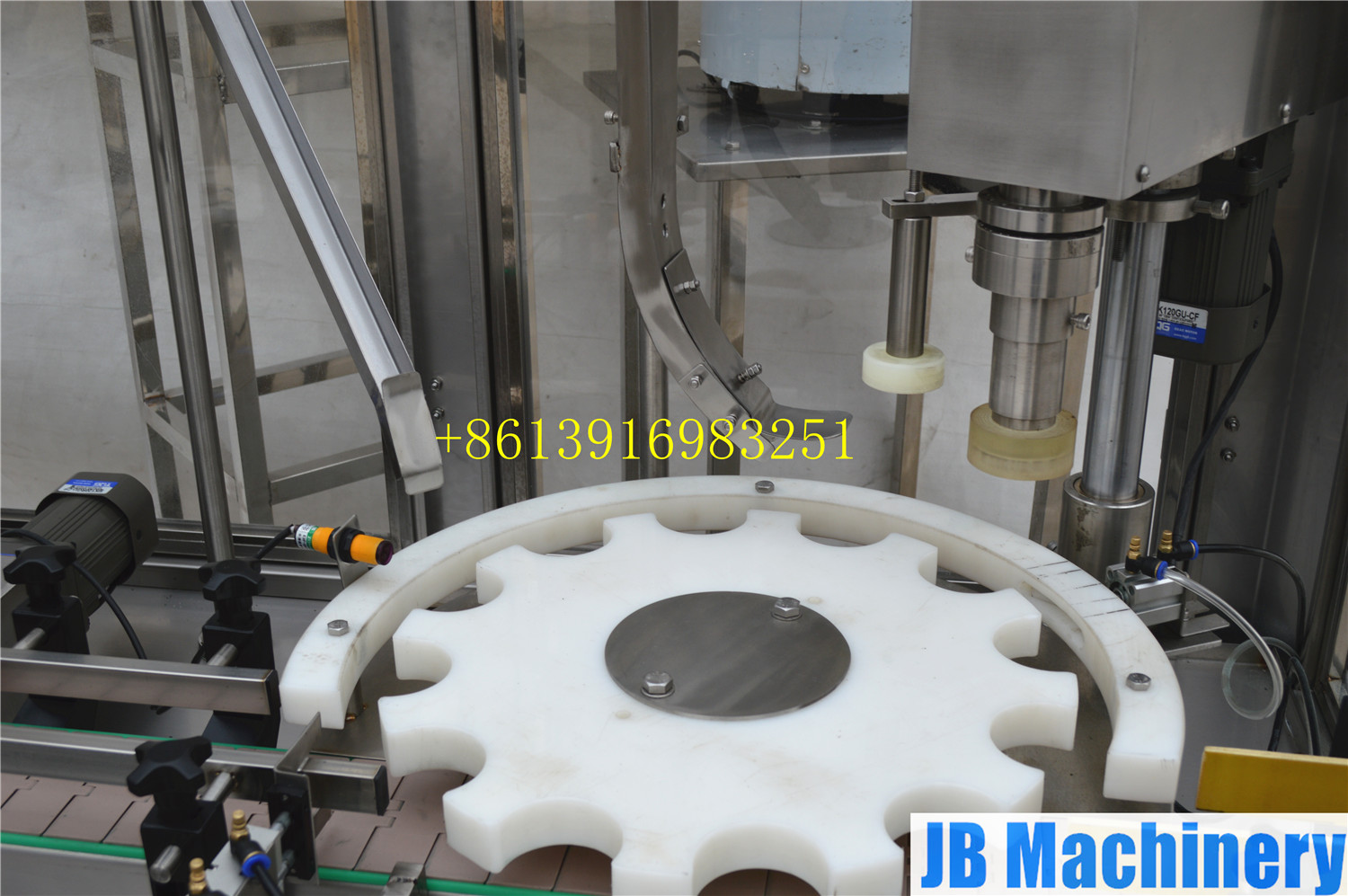 Automatic 30g 50g pepper Magnesium Chloride powder filling capping machine