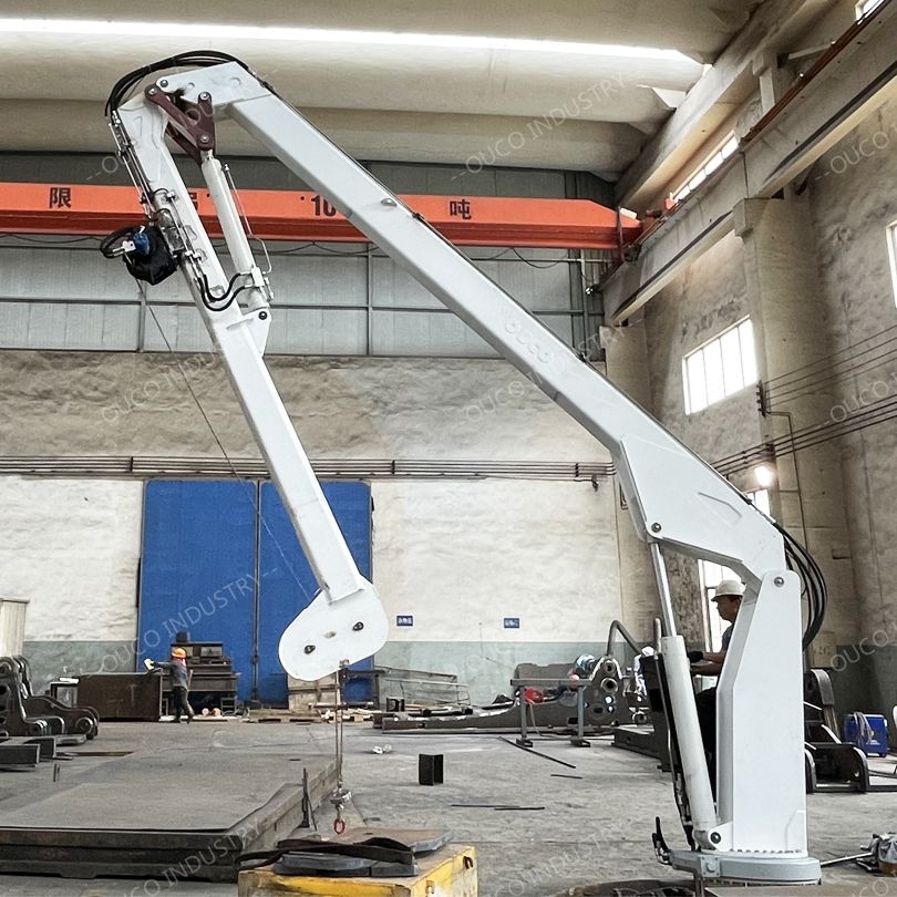 0.99T10M-folding boom crane