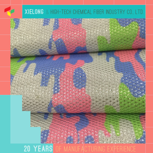 Polyester jacquard knitting fabric for shoes