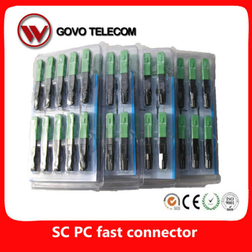 FTTH Fiber Optic SC fast connector for quick termination