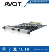 Commercial AV Solution System, IP allocation and Data Exchange Functions, Dual-core Card