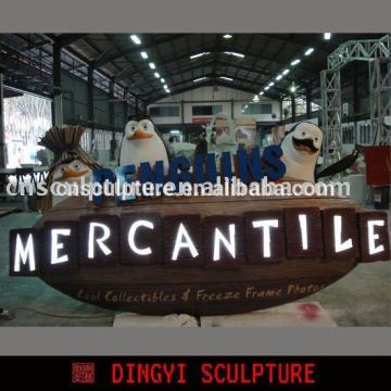 GRP cartoon figure,Theme sculpture,animal figure