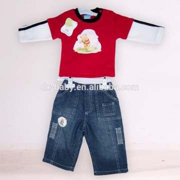 cotton children suit/cotton children clothes winnie emb