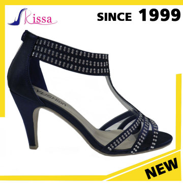 Hot Selling top quality rhinestone women shoes high heels stylish shoes