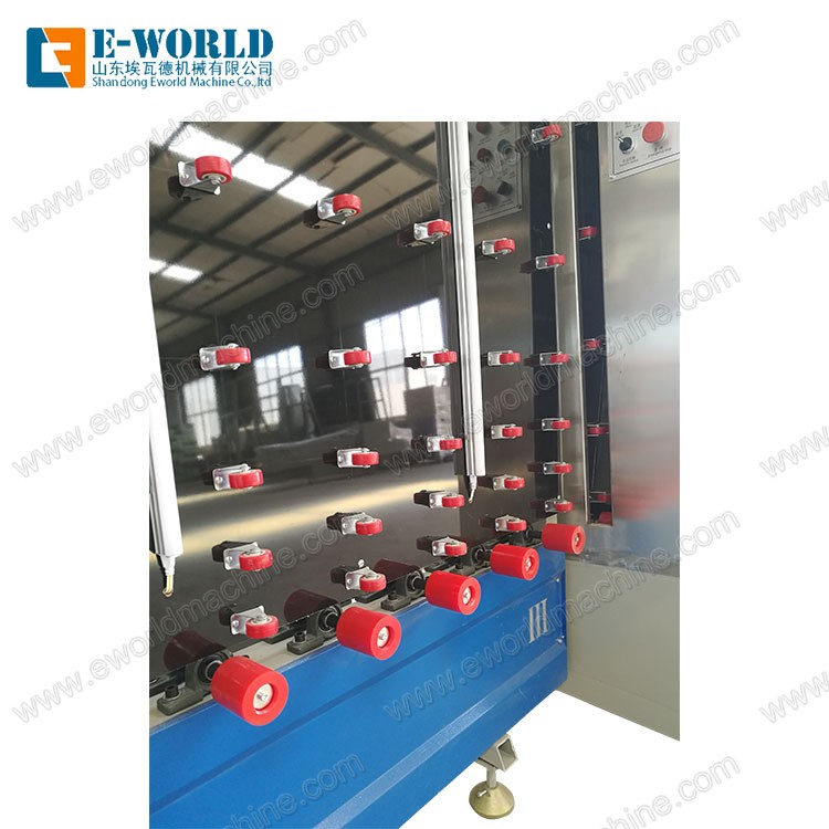 Vertical Glass Washing Cleaning Machine For Float Glass