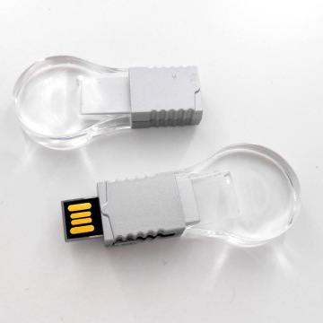 2GB 4GB 8GB Push USB Drives with LED Light