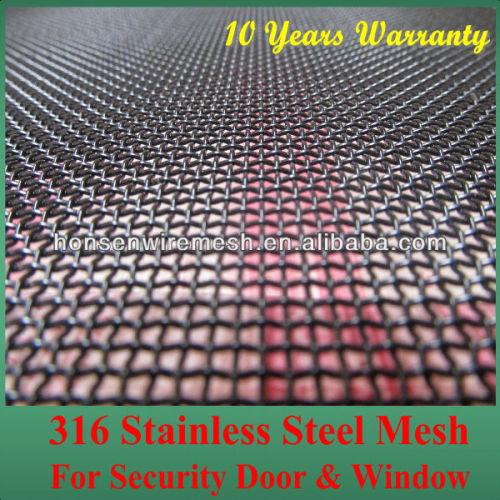 Polyester coating stainless steel screens/Insect screen/ anti-thief security screens/ INSI-GARD Screens