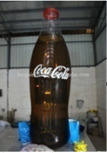 water bottle model,factory price pvc inflatable beer bottle advisting