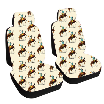 Custom Aztec Western Print Saddle Car Seat Covers