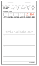 CT-3616WP General Purpose book business forms Sales Order Book Job Work Order Book