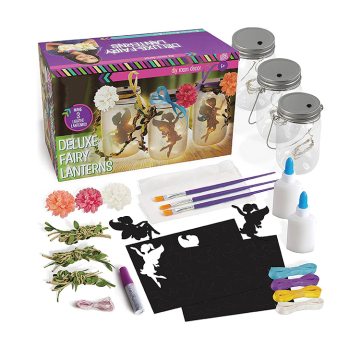 Wholesale Kids' DIY Fairy Lantern Craft Kit with LED Light: Perfect Night Light Project