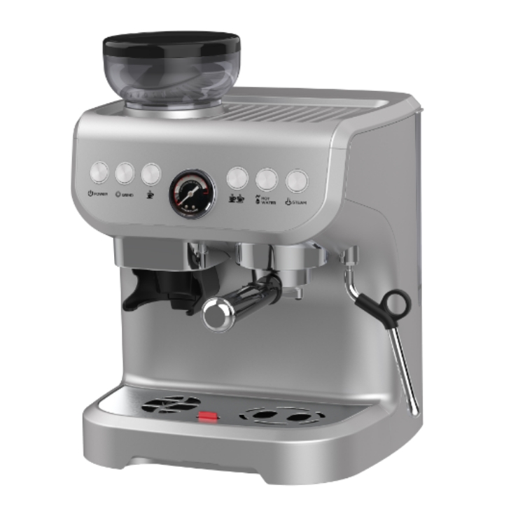 Silver Espresso Coffee Machine