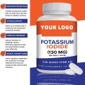 Capsules de supplément thyroïde OEM Capsules d&#39;iodure de potassium