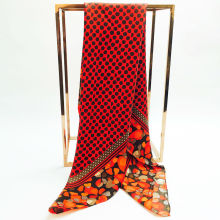 Customized Famous Brand Silk Twill Scarf from Silk Scarf Manufacturer