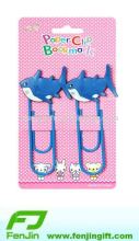 Shark pvc bookmark clip