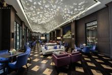 Large exclusive glass hotel chandelier lights