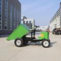 Tracked mini dumper with seat