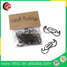 Mustache Shaped Paper Clips in PP Bag