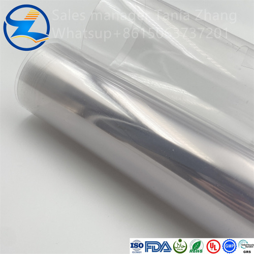 240mic transparent customizable PVC film