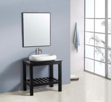 Simple Modern Hotel Use Bathroom Vanity Unit,Single Bowl Bathroom Cabinets